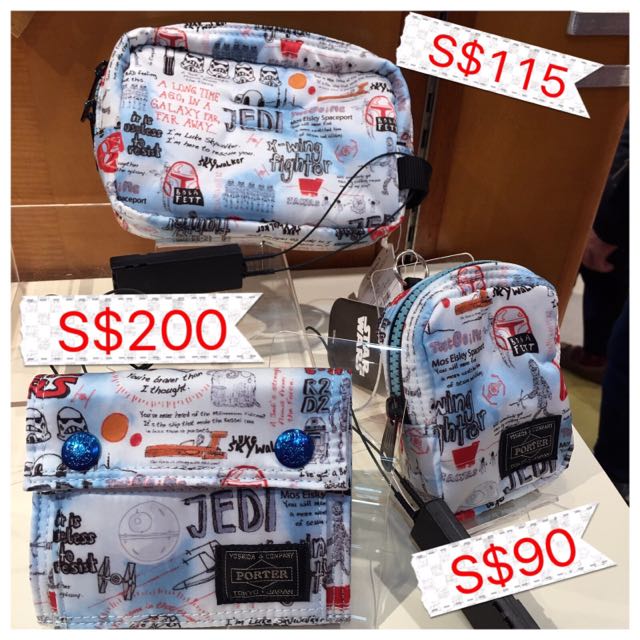 Made In Japan PORTER X Star Wars Tote Bags, Pouches and Wallet