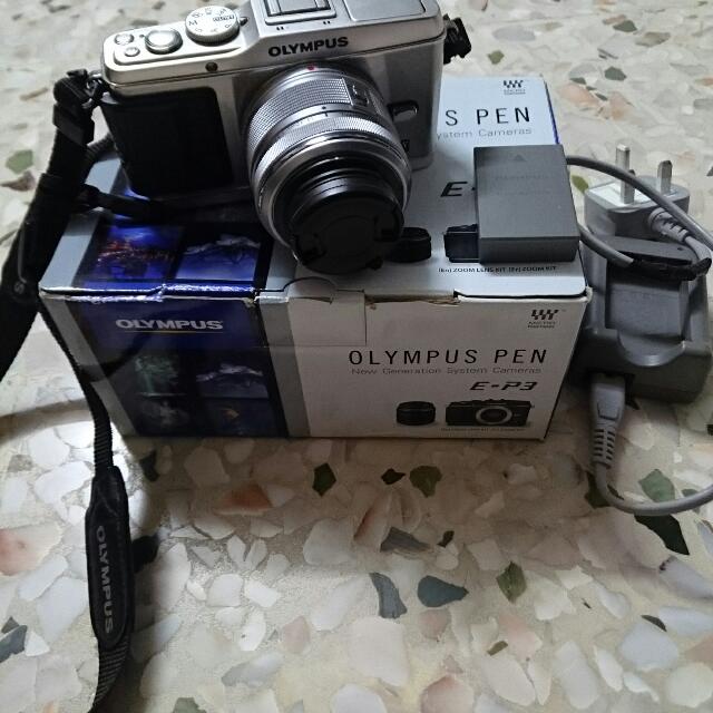 Olympus E P3 Full Box Extra Battery Photography Photography Accessories Other Photography Accessories On Carousell