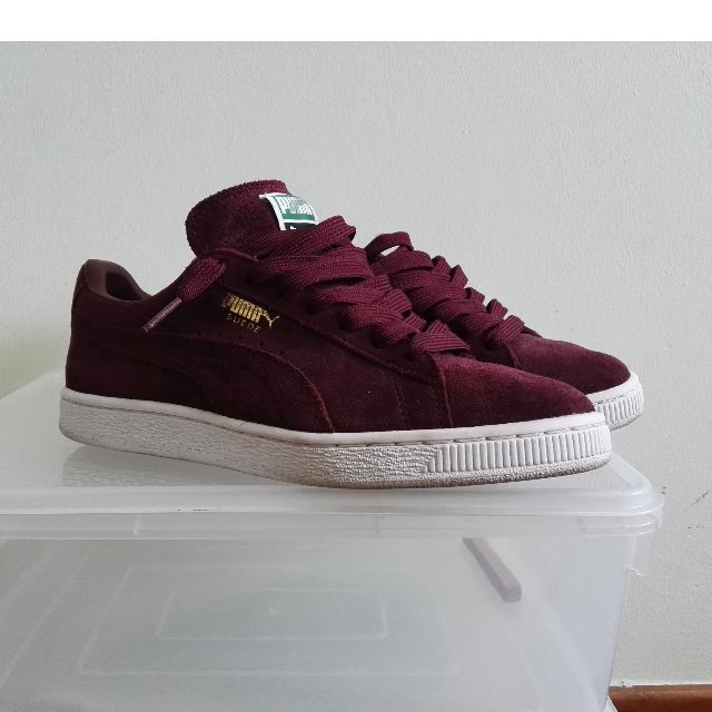 Burgundy pumas best sale 50