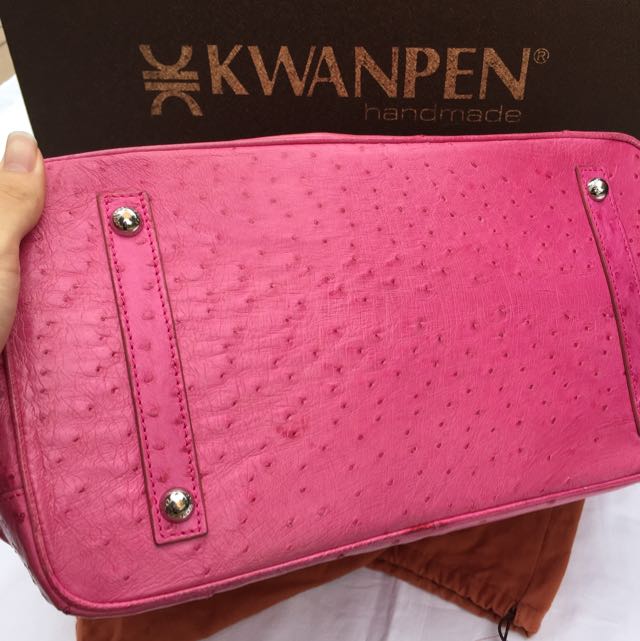Kwanpen Birkin Bag with strap หนัง Ostrich ค่ะ