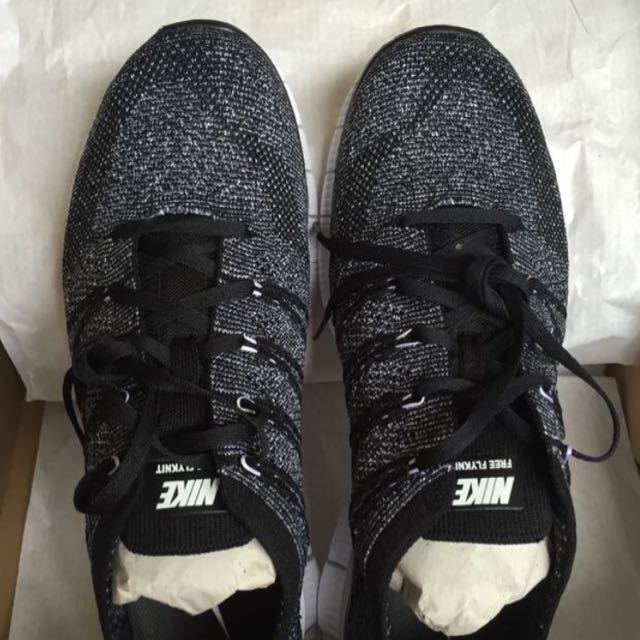BNIB Nike Free 5.0 Flyknit NSW Oreo Men s Fashion Footwear Sneakers on Carousell