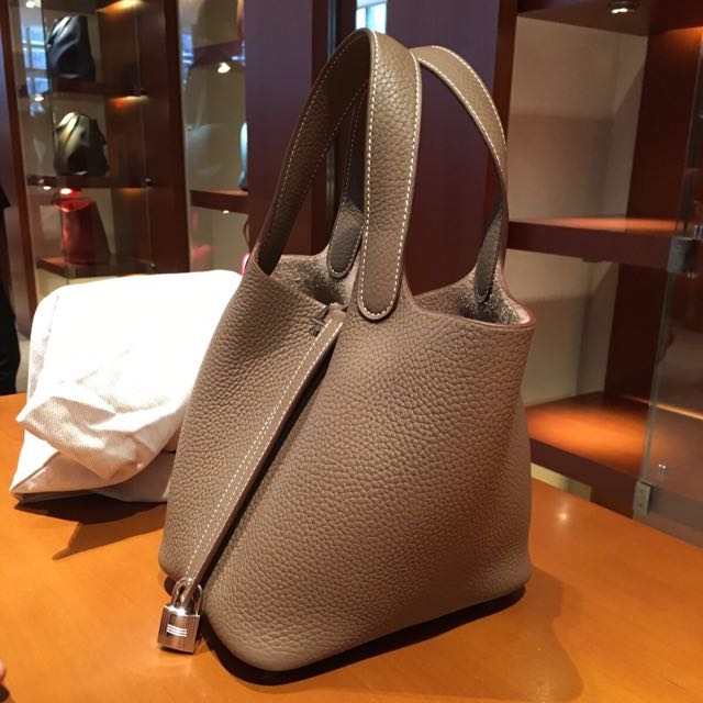 Reserved Hermes Picotin 18 In Etoupe Brand New Luxury On Carousell