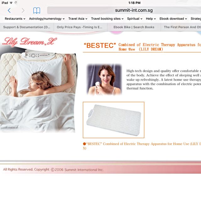 Lily Dream Far Infrared And Negative Ion Mattress Furniture On Carousell