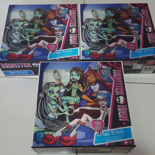 Monster High 3d Puzzle Women S Fashion On Carousell