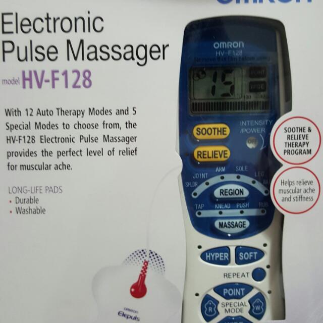 OMRON Electronic Pulse Massager HVF128, Health & Nutrition, Health