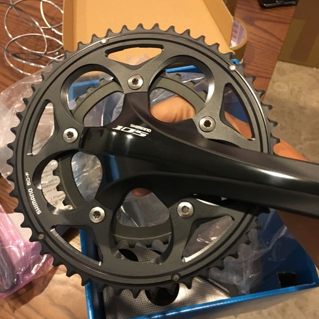 105 compact chainset clearance