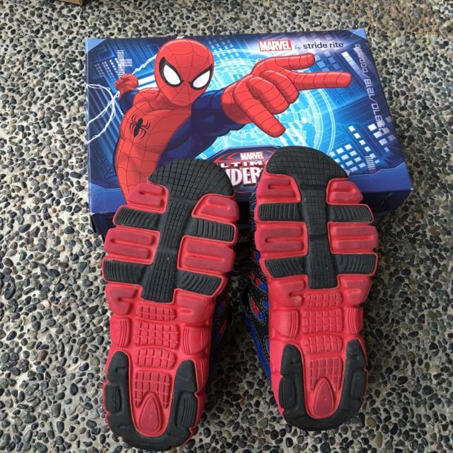 Stride Rite Spider Man Shoes Babies Kids Babies Kids Fashion on Carousell
