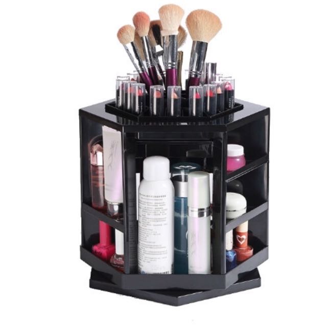 Tabletop Spinning Vanity Organizer Black Health Beauty On Carou