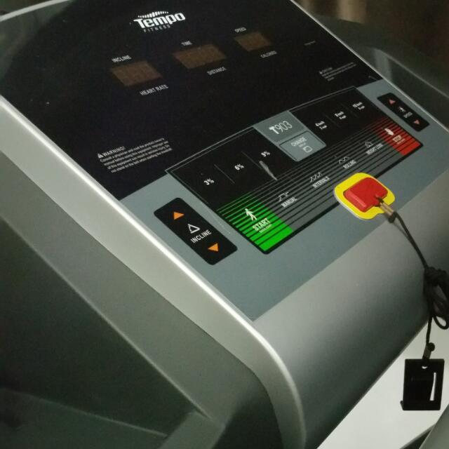 Tempo T903 Treadmill Sports Equipment Exercise Fitness Cardio Fitness Machines on Carousell