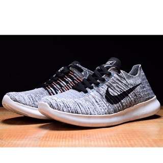 Nike Free RNU Flyknit 輕跑鞋 針織慢跑鞋 灰色 男女鞋款