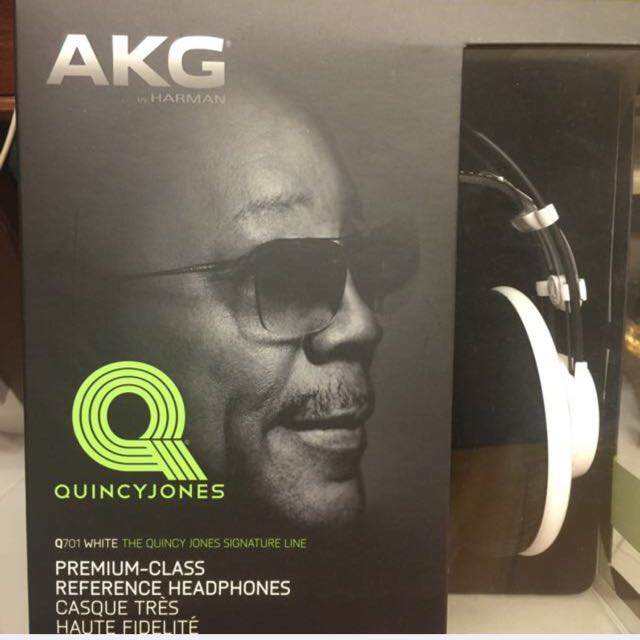 AKG Q701 Quincy Jones Signature Reference Class Premium Headphones White