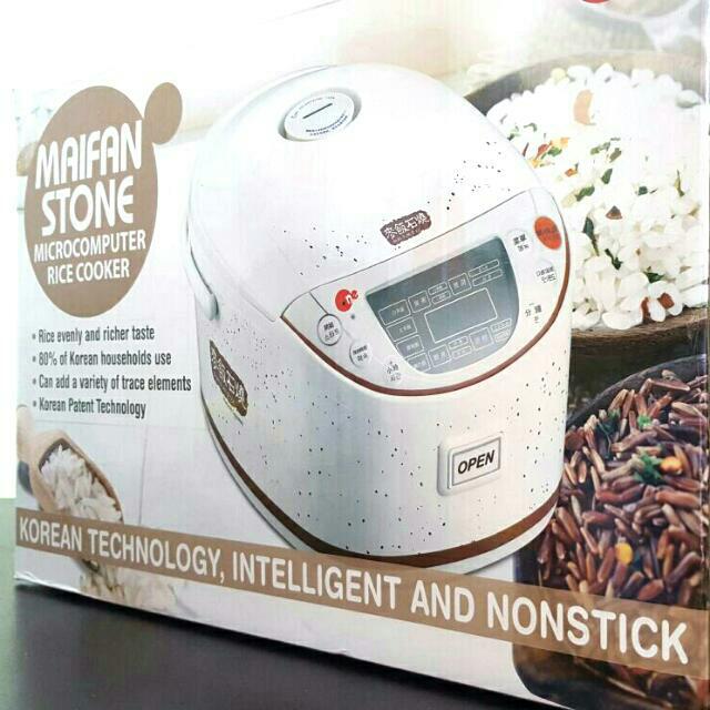 What Is Microcomputer Rice Cooker (AUTHENTIC) MAIFAN STONE Microcomputer Rice Cooker, TV & Home ...