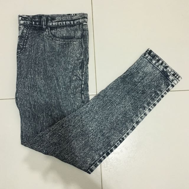 BN Supre Plus Size Acid Wash Jeggings