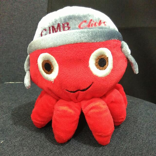 cimb octopus soft toy 2018