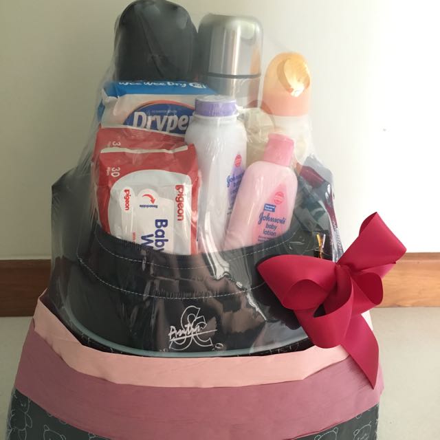 hazel florist baby hamper