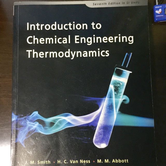 Introduction To Chemical Engineering Thermodynamics 7th Ed, Hobbies &amp; Toys, Books &amp; Magazines ...