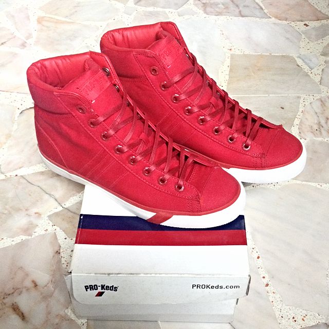 Red pro keds top