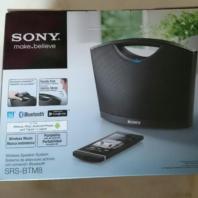 Sony bluetooth speaker srs hot sale btm8