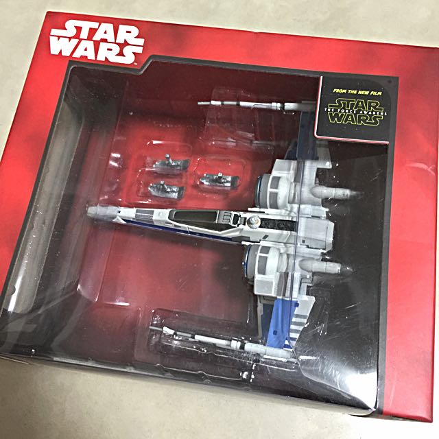 STAR WARS Resistance XWing Fighter Disney Store die cast, Hobbies & Toys, Toys & Games on Carousell