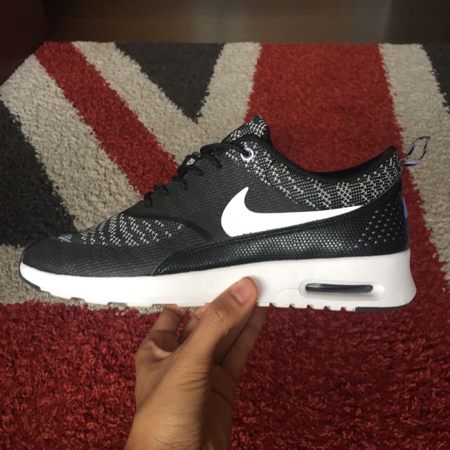 Air Max Thea Jacquard Black White US 9.5 WMNS men s US 8 Men s