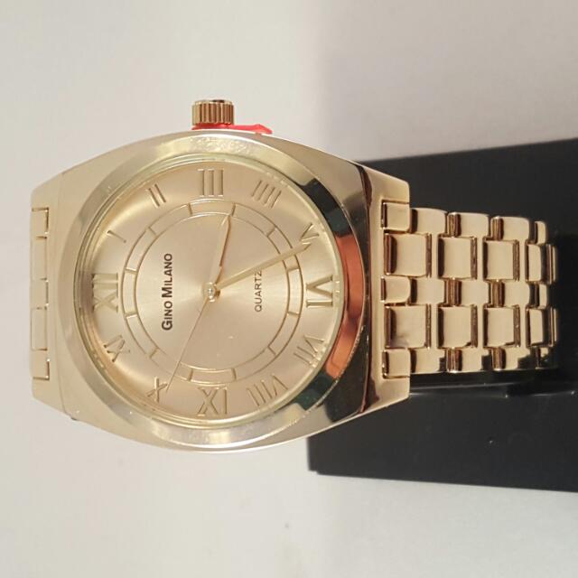 Gino milano sales quartz gold