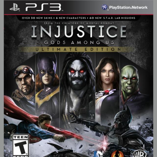 Injustice Gods Among Us Ps3 Ultimate Edition Toys Games On Carousell
