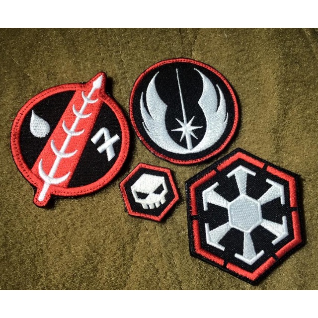 Star Wars Patches Jedi Order Old Republic Mandalorian Crest