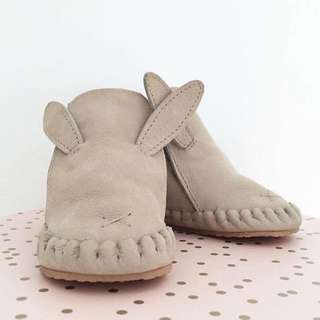 La Peonia - 荷蘭超可愛保暖手工鞋 - 米色兔子