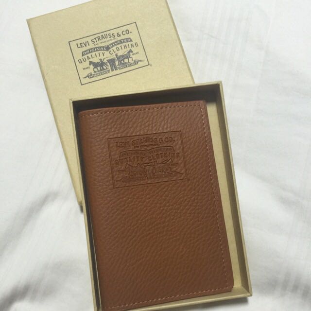 Levi's Soft Leather Passport Holder, Everything Else on Carousell