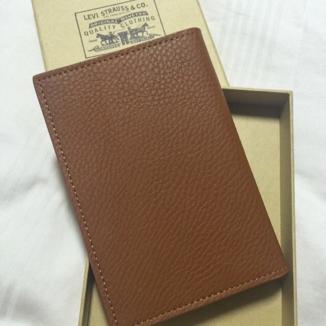 Levi's Soft Leather Passport Holder, Everything Else on Carousell