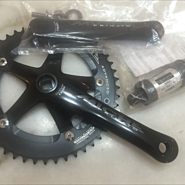 Miche Primato Advanced Track Chainset with Miche Primato Track Bottom Bracket, Sports Equipment, Bicycles Parts, Parts Accessories on Carousell Miche Primato Advanced Track Chainset with Miche Primato Track Bottom Bracket, Sports Equipment, Bicycles Parts, Parts Accessories on Carousell
