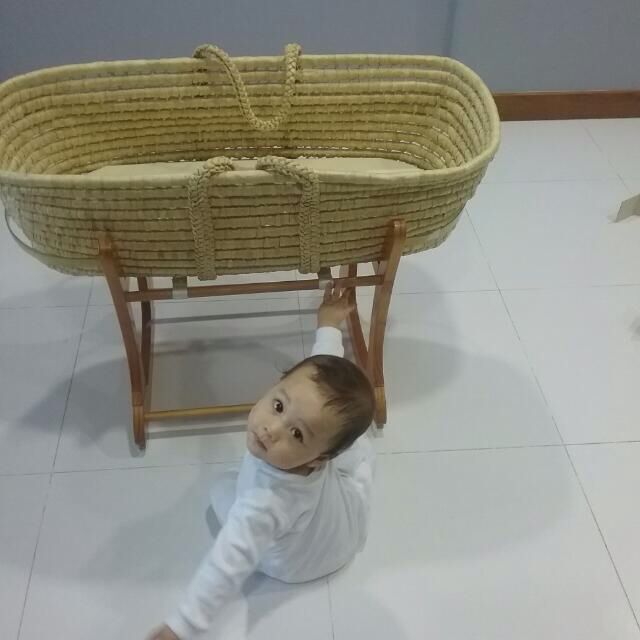 mothercare rocking moses basket