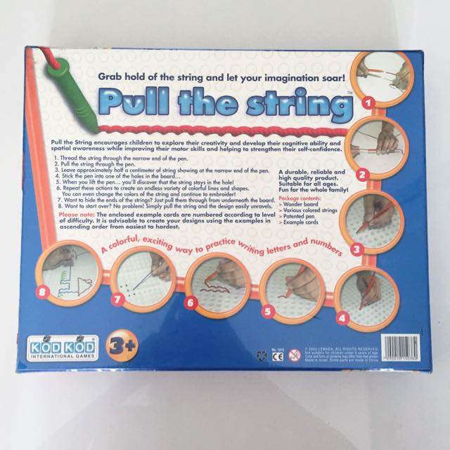 Pull The String Board Game, Hobbies & Toys, Toys & Games on Carousell