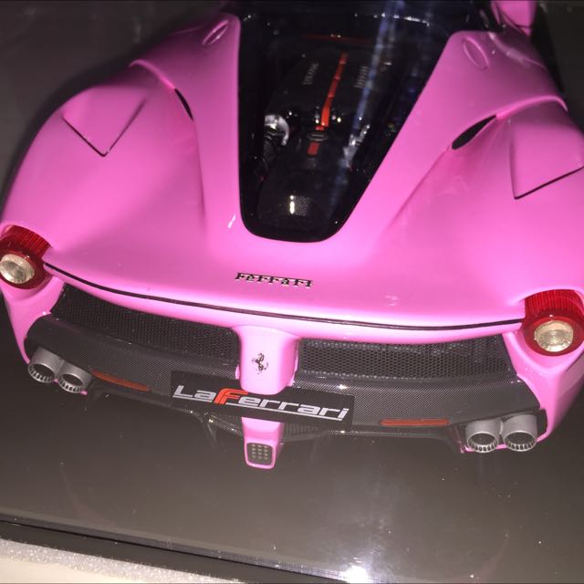 BBR 1:12 Ferrari Laferrari 2013 Baby Pink, Hobbies & Toys, Toys