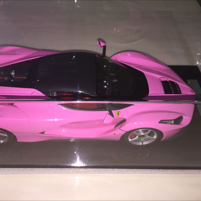 BBR 1:12 Ferrari Laferrari 2013 Baby Pink, Hobbies & Toys, Toys