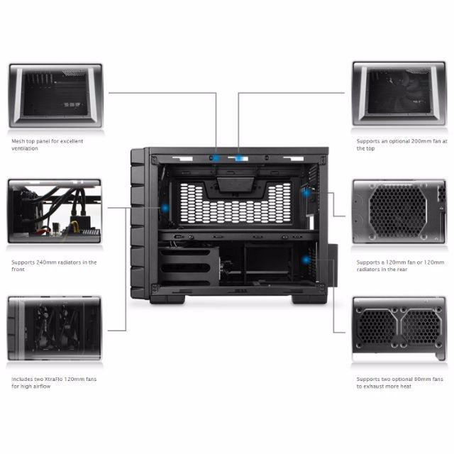 Cooler Master Haf XB EVO (Case Only), Computers & Tech, Parts