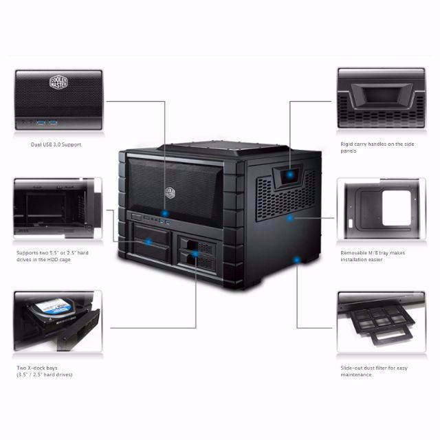 Cooler Master Haf XB EVO (Case Only), Computers & Tech, Parts