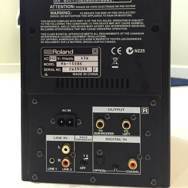 Edirol Roland MA15 studio monitors, Health & Nutrition, Health