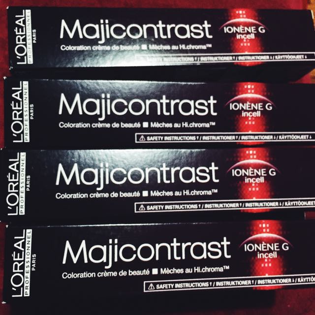 Loreal Professional Hair Color Majicontrast Magenta Red Health