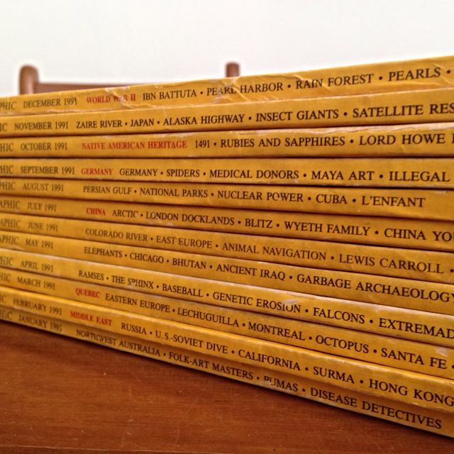National Geographic 1991 Vintage, Hobbies & Toys, Memorabilia