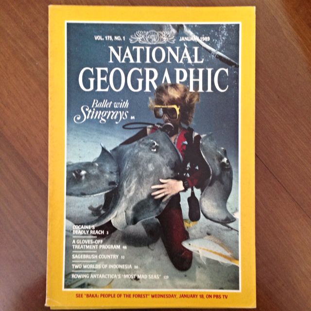National Geographic Vintage 1989, Hobbies & Toys, Memorabilia