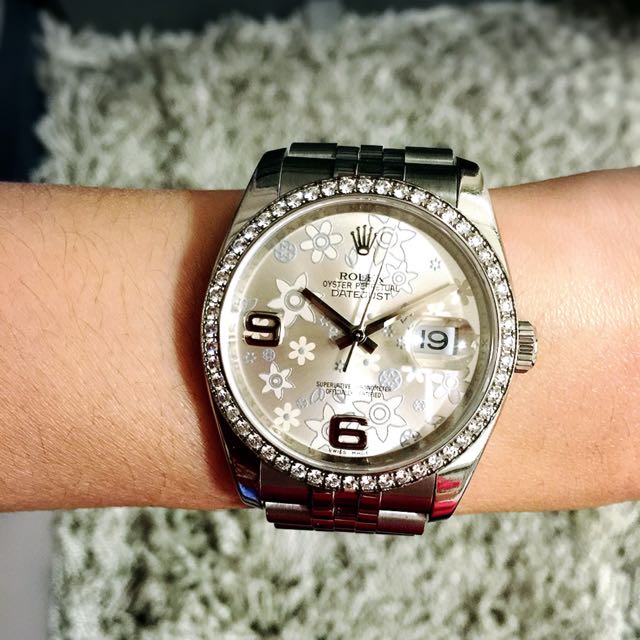 Rolex flower dial new arrivals 36mm