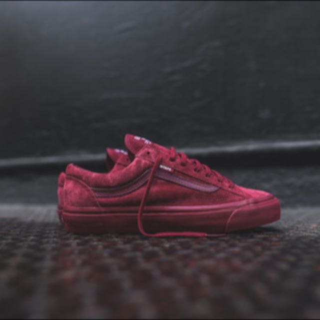 vans wtaps burgundy