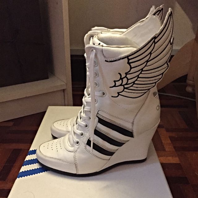 Adidas Jeremy Scott Wings Wedge Women s Fashion Footwear
