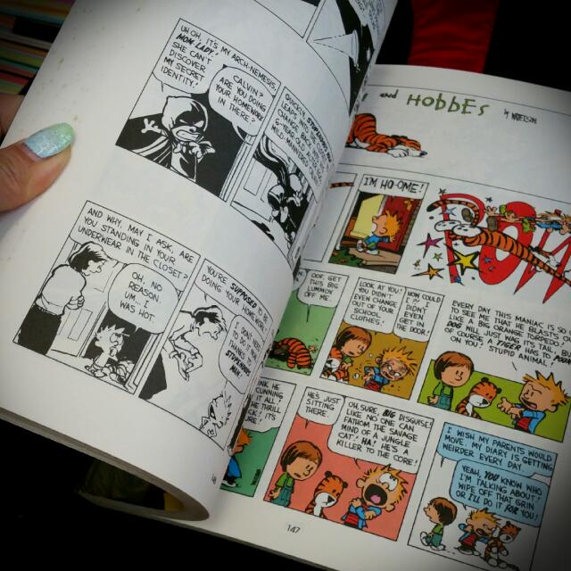 (reserved) calvin and hobbes comic books