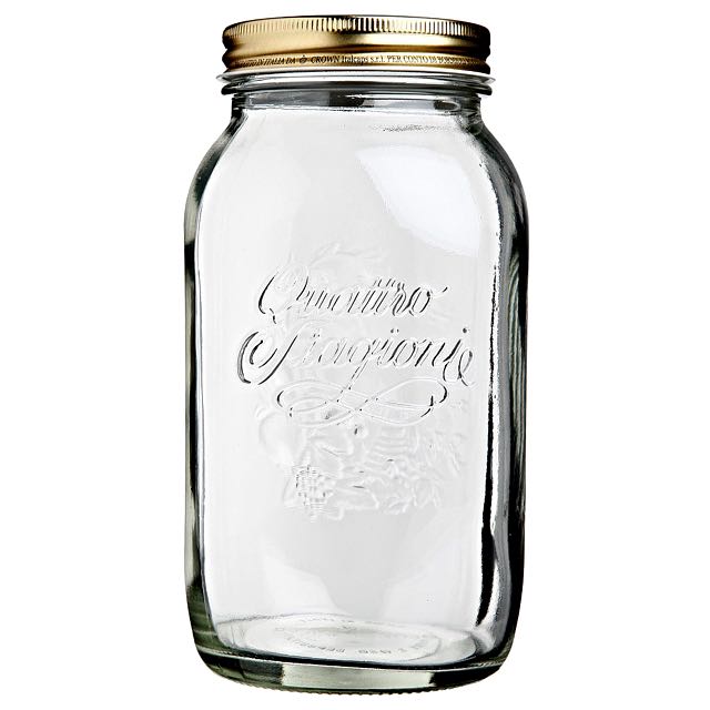 Mason Jar (QUATTRO STAGIONI JAR 500ml), TV & Home Appliances, Kitchen