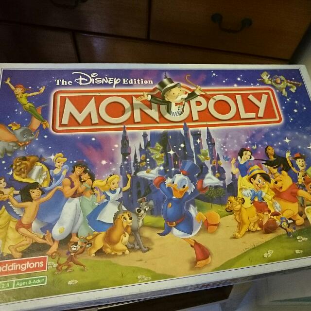 Monopoly Disney Edition, Hobbies & Toys, Toys & Games on Carousell