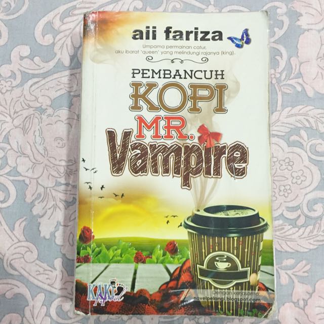 Pembancuh Kopi Mr Vampire Novel Books Stationery On Carousell