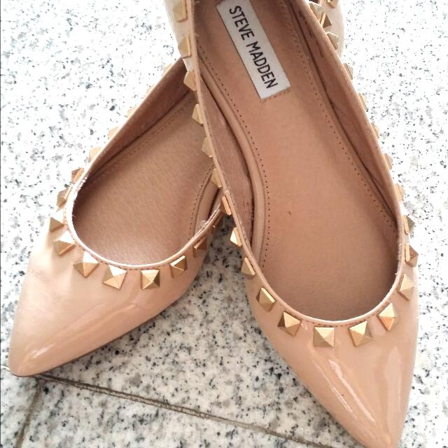 steve madden tan flats