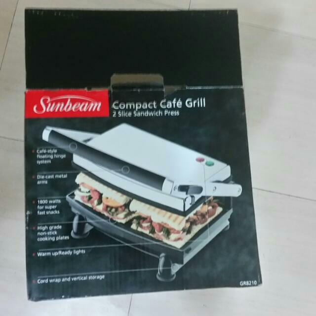 sunbeam grill and sandwich press